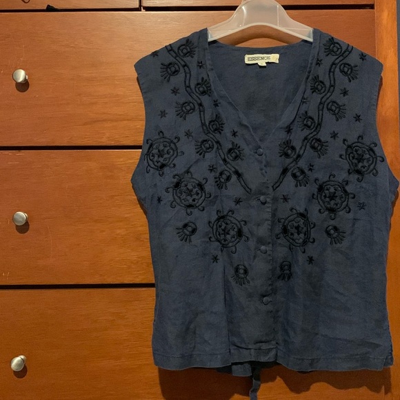 Linen vest XL - Picture 1 of 4